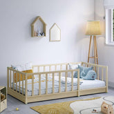 Cilek Montes Natural Roofless Bedstead (90x190 cm) - Kids Haven